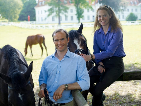 Das Foto zeigt Donatus Landgraf von Hessen und seine Frau Floria.
