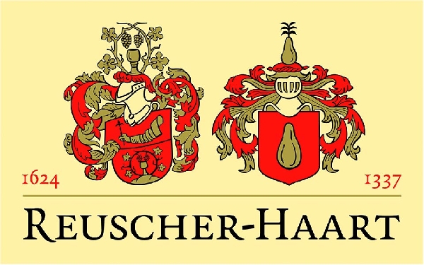 Das Foto zeigt das Logo von Weingut Reuscher-Haart