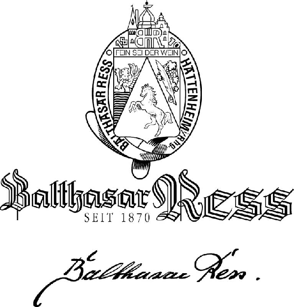 Das Foto zeigt das Wappen von Weingut Balthasar Rees.