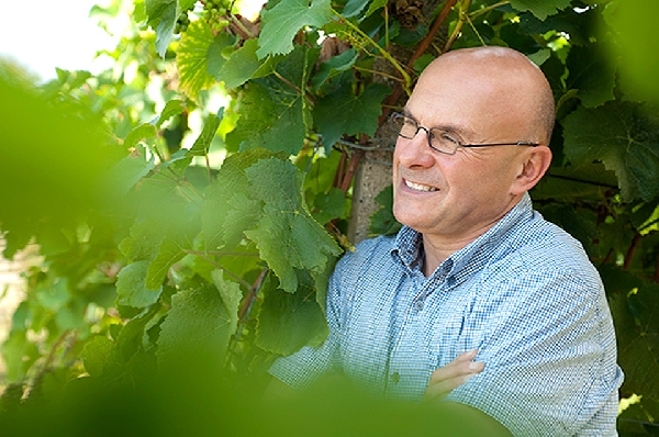 Das Foto zeigt Lothar Schwörer, Inhaber des gleichnamigen Weinguts in Kippenheim-Schmieheim, Baden.