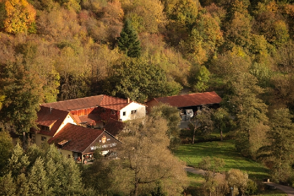 Das Foto zeigt das Weingut Hahnmühle in der Region Nahe.