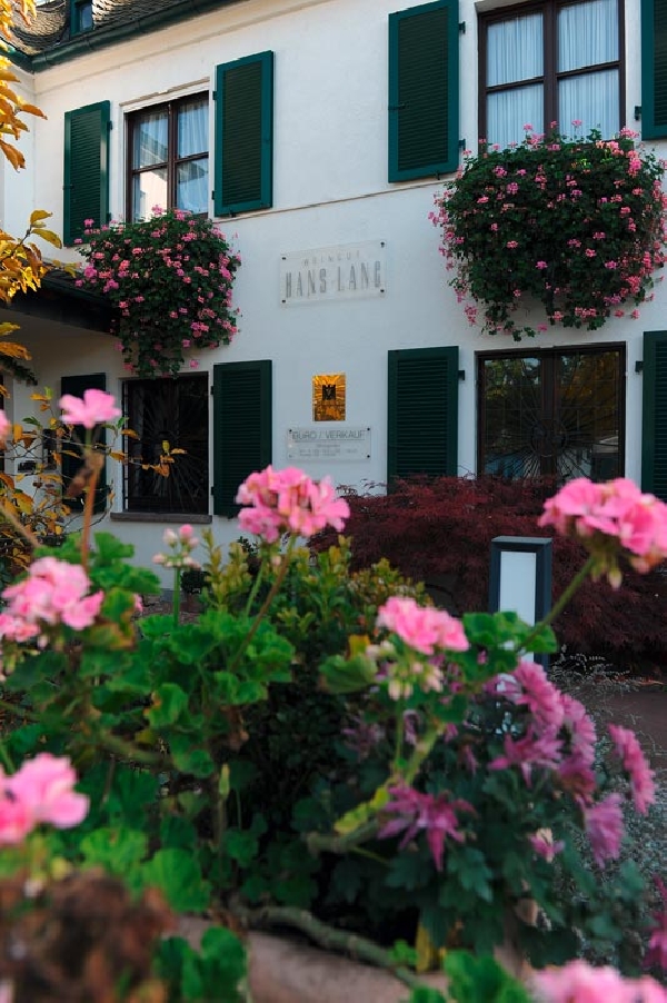 Das Foto zeigt das Gutshaus von Weingut Hans Lang.