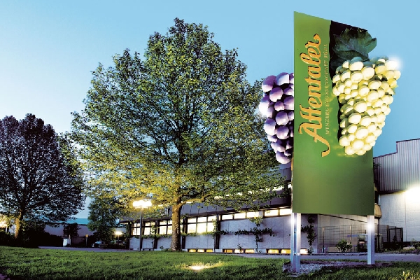 Das Foto zeigt die Affentaler Winzergenossenschaft in Bühl.