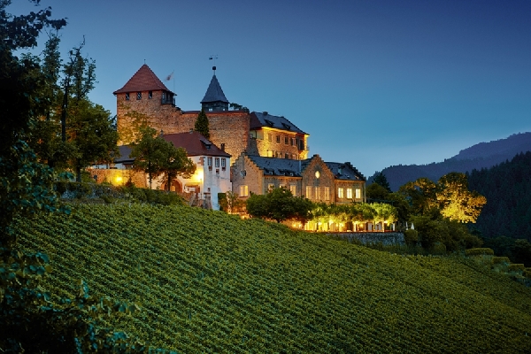Das Foto zeigt das Weingut Schloss Eberstein in Gernsbach.